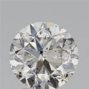 3.02 Carat Round F SI2 Natural Diamond