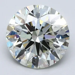 3.02 Carat Round J VS2 Natural Diamond
