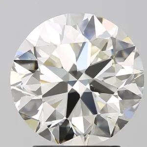 3.02 Carat Round L SI1 Natural Diamond