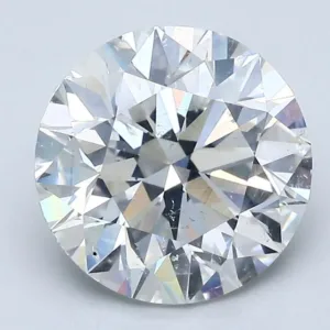 3.03 Carat Round F SI2 Natural Diamond