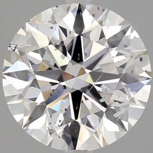 3.05 Carat Round D SI2 Natural Diamond