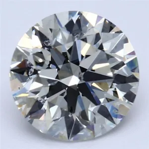 3.13 Carat Round I SI2 Natural Diamond