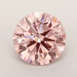 3.15 Carat Round Fancy Vivid Pink VS2 Lab Diamond