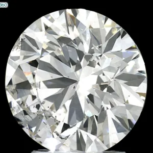 3.29 Carat Round K SI2 Natural Diamond