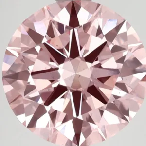 3.5 Carat Round Fancy Vivid Pink VS2 Lab Diamond