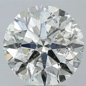 3.5 Carat Round I SI2 Natural Diamond