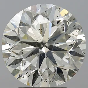 4 Carat Round H SI2 Natural Diamond