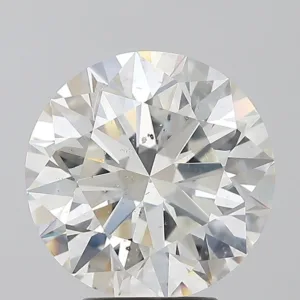 4.01 Carat Round I SI2 Natural Diamond