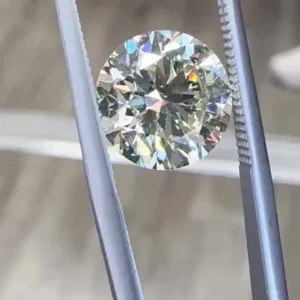 4.01 Carat Round J SI1 Natural Diamond