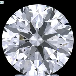 4.04 Carat Round K SI2 Natural Diamond