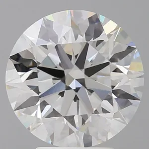 4.44 Carat Round F VVS2 Lab Diamond