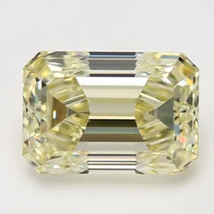 4.64 Carat Emerald Fancy Yellow VS1 Natural Diamond