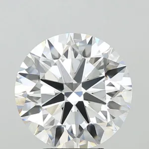 5.02 Carat Round F VVS2 Lab Diamond