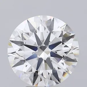 5.04 Carat Round F VVS2 Lab Diamond