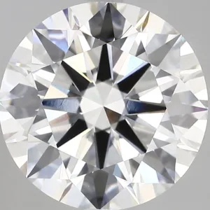 5.04 Carat Round F VVS2 Lab Diamond
