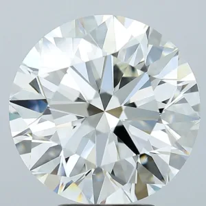 5.04 Carat Round J VS1 Natural Diamond