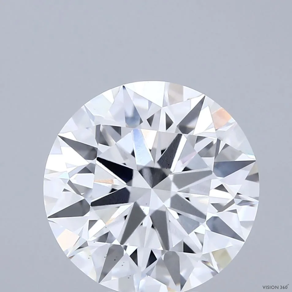 5.05 Carat Round E VS2 Lab Diamond 1 5.05 Carat Round E VS2 Lab Diamond