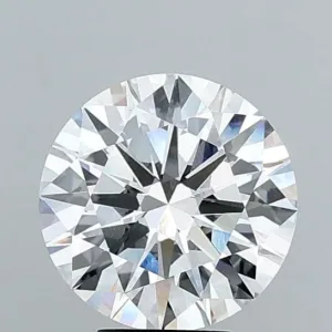 5.07 Carat Round F VVS2 Lab Diamond