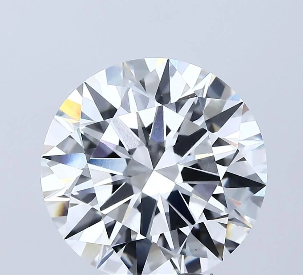 5.08 Carat Round E VS1 Lab Diamond 1 5.08 Carat Round E VS1 Lab Diamond