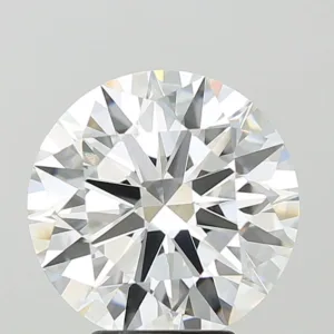 5.1 Carat Round F VVS2 Lab Diamond