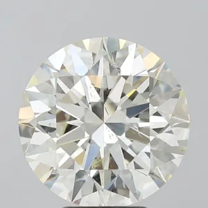 5.21 Carat Round K SI2 Natural Diamond