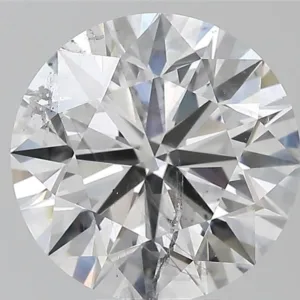 5.22 Carat Round F SI2 Natural Diamond