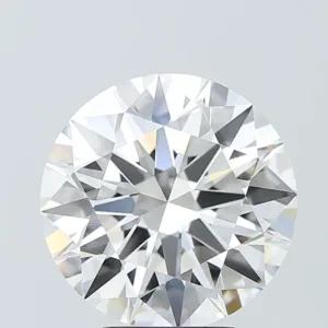 5.5 Carat Round F VVS2 Lab Diamond