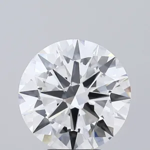 5.51 Carat Round F VVS2 Lab Diamond