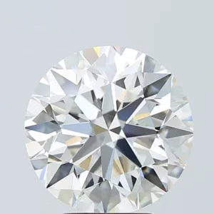 5.52 Carat Round F VVS2 Lab Diamond