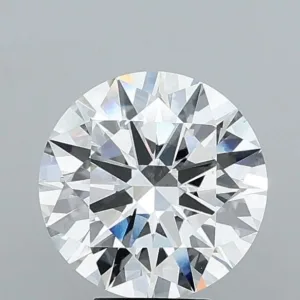 5.53 Carat Round F VVS2 Lab Diamond