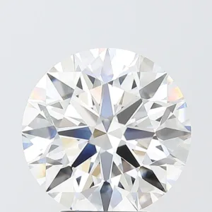 6.03 Carat Round F VVS2 Lab Diamond