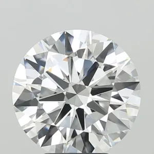 6.05 Carat Round F VVS2 Lab Diamond