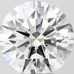 6.05 Carat Round F VVS2 Lab Diamond
