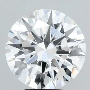6.07 Carat Round E VVS2 Lab Diamond
