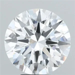 6.07 Carat Round E VVS2 Lab Diamond