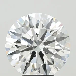 6.09 Carat Round F VVS2 Lab Diamond