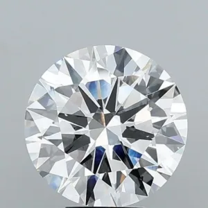 6.09 Carat Round F VVS2 Lab Diamond