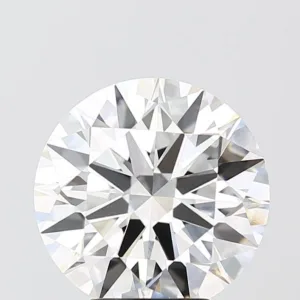 6.09 Carat Round F VVS2 Lab Diamond