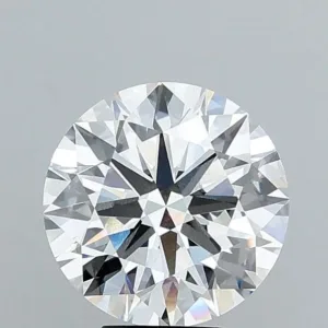 6.1 Carat Round F VVS2 Lab Diamond