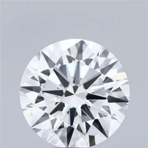 6.16 Carat Round F VVS2 Lab Diamond