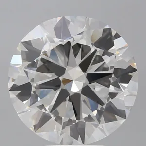 7.01 Carat Round F VVS2 Lab Diamond