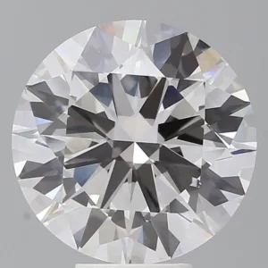 7.03 Carat Round F VVS2 Lab Diamond