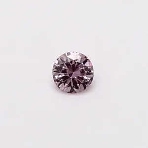 0.1 Carat Round Pink VS1 Natural Diamond