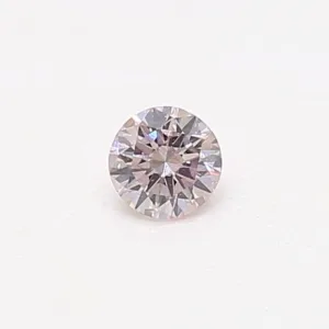 0.15 Carat Round Pink SI2 Natural Diamond