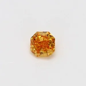 0.16 Carat Radiant Orange SI1 Natural Diamond