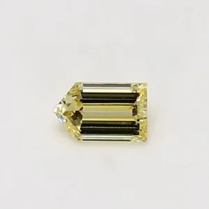 0.31 Carat Kite Fancy Intense Yellow VS1 Natural Diamond