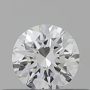 0.31 Carat Round D VVS1 Natural Diamond