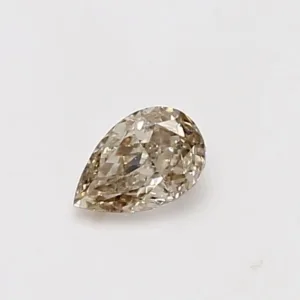 0.32 Carat Pear Fancy Light Yellow SI2 Natural Diamond