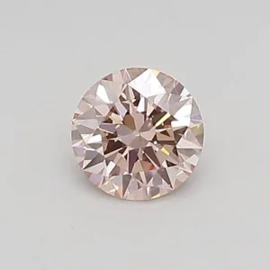 0.32 Carat Round Fancy Intense Pink VS2 Lab Diamond