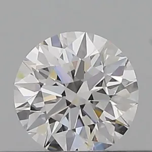 0.33 Carat Round D VVS2 Natural Diamond